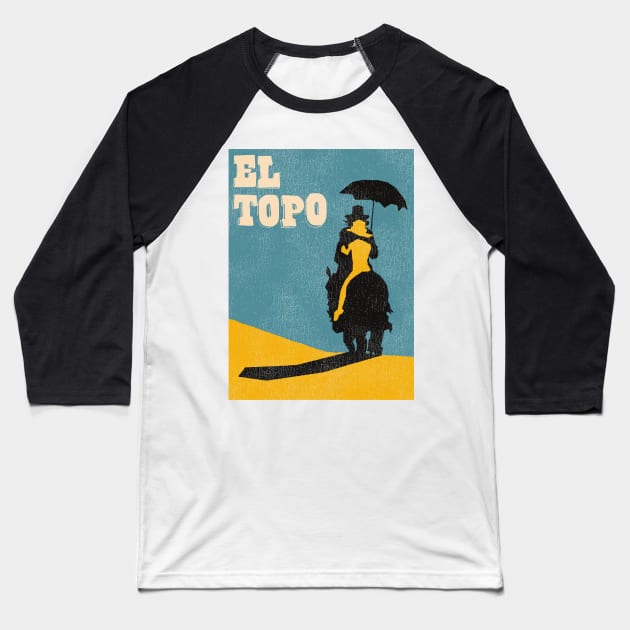 El Topo Baseball T-Shirt by darklordpug